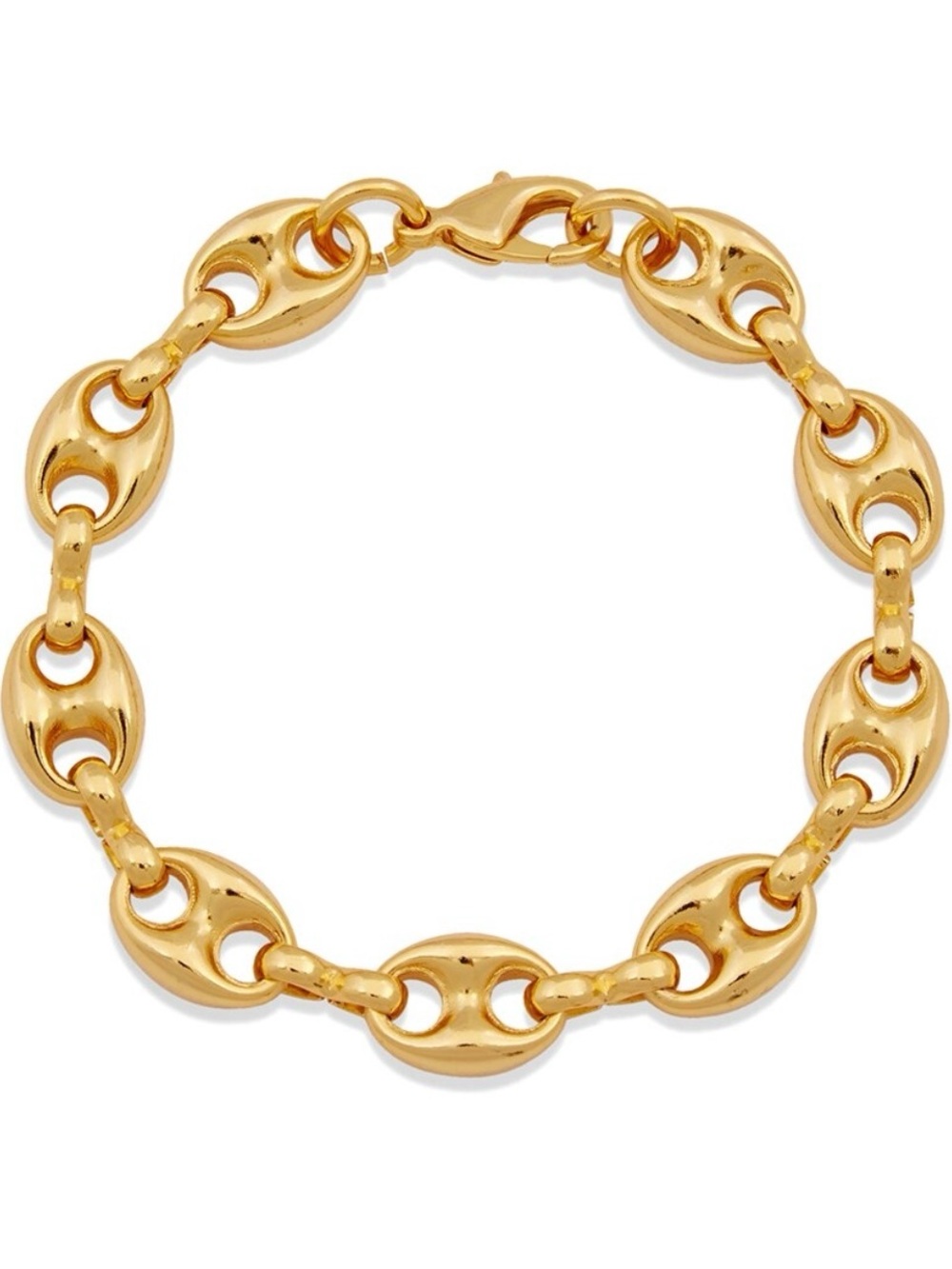 18k Gold Plated Chain Link Bracelet NWOT